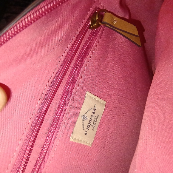 St. John's Bay Pink Croc-Embossed Crossbody Bag - Picture 10 of 10